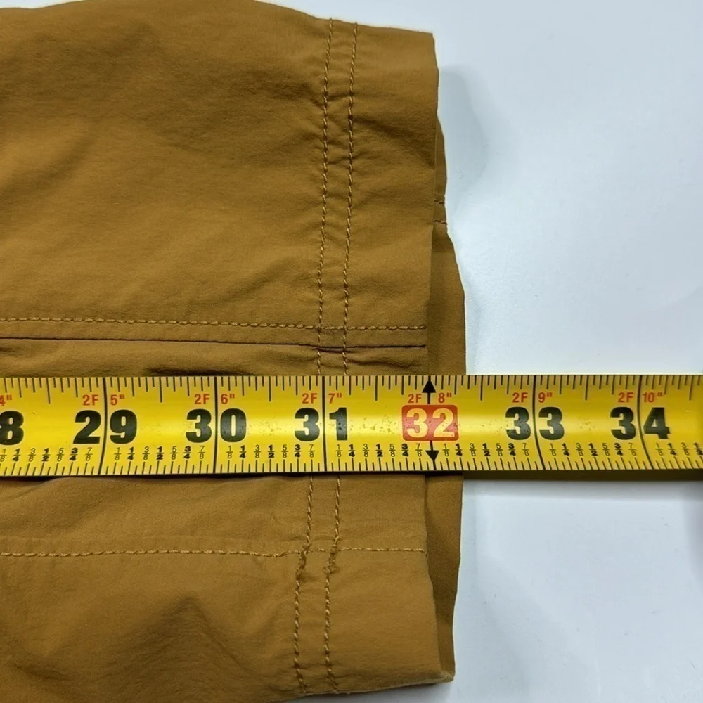 Exofficio Amphi Mustard Yellow Hiking Adventure Pants Size 28x32